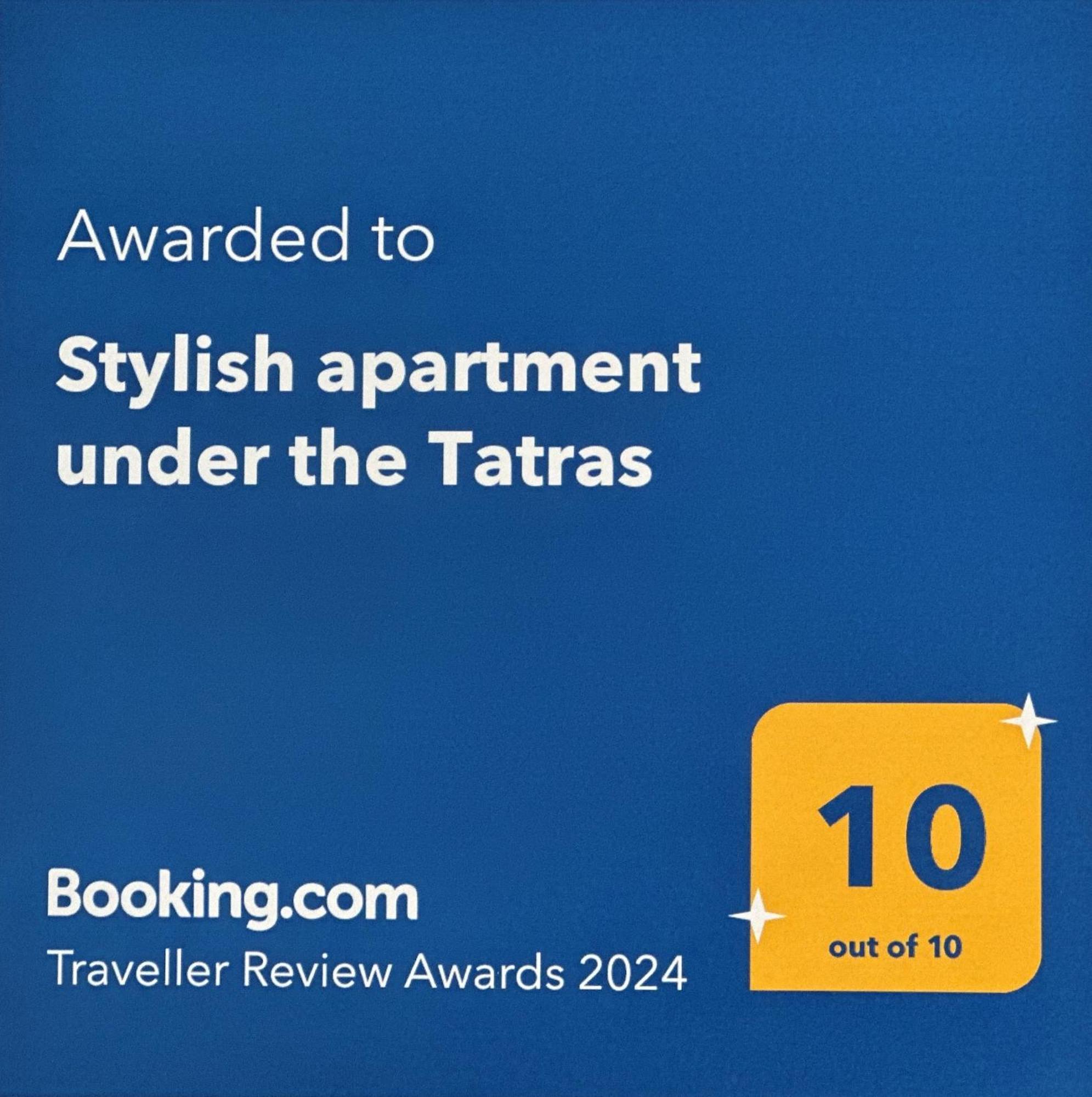 Stylish Apartment Under The Tatras Штрба Экстерьер фото